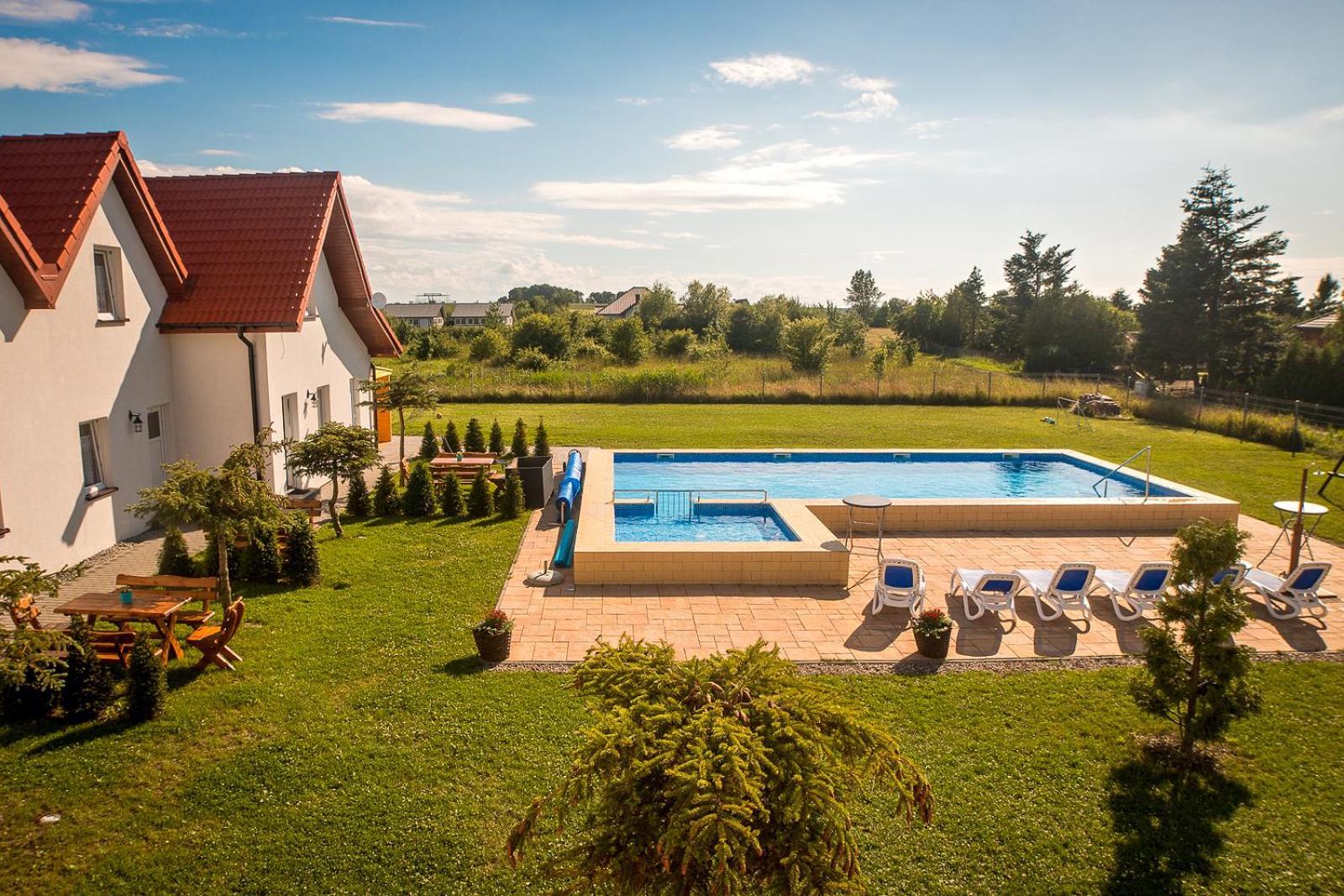 Aqua Fun Domki Z Basenem Ujście-Darłowskie Kültér fotó